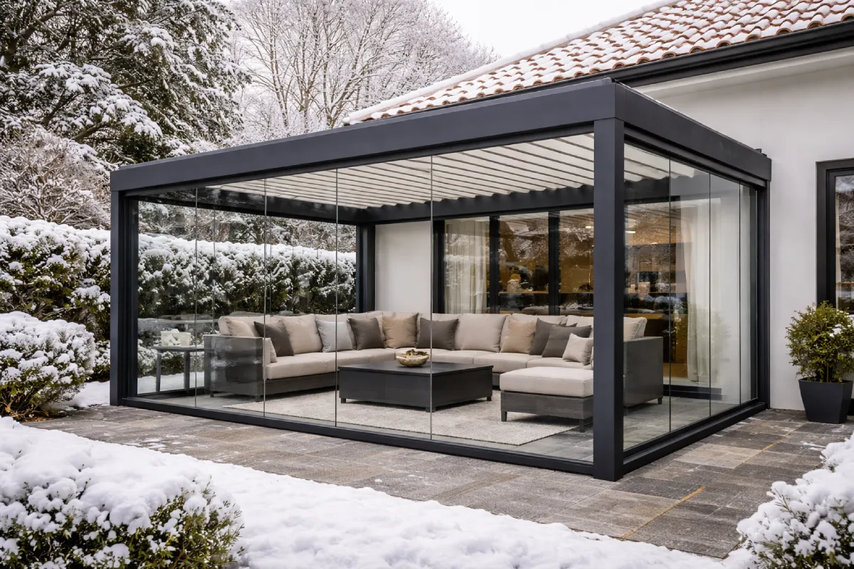 usar una pérgola bioclimática todo el año en Toledo