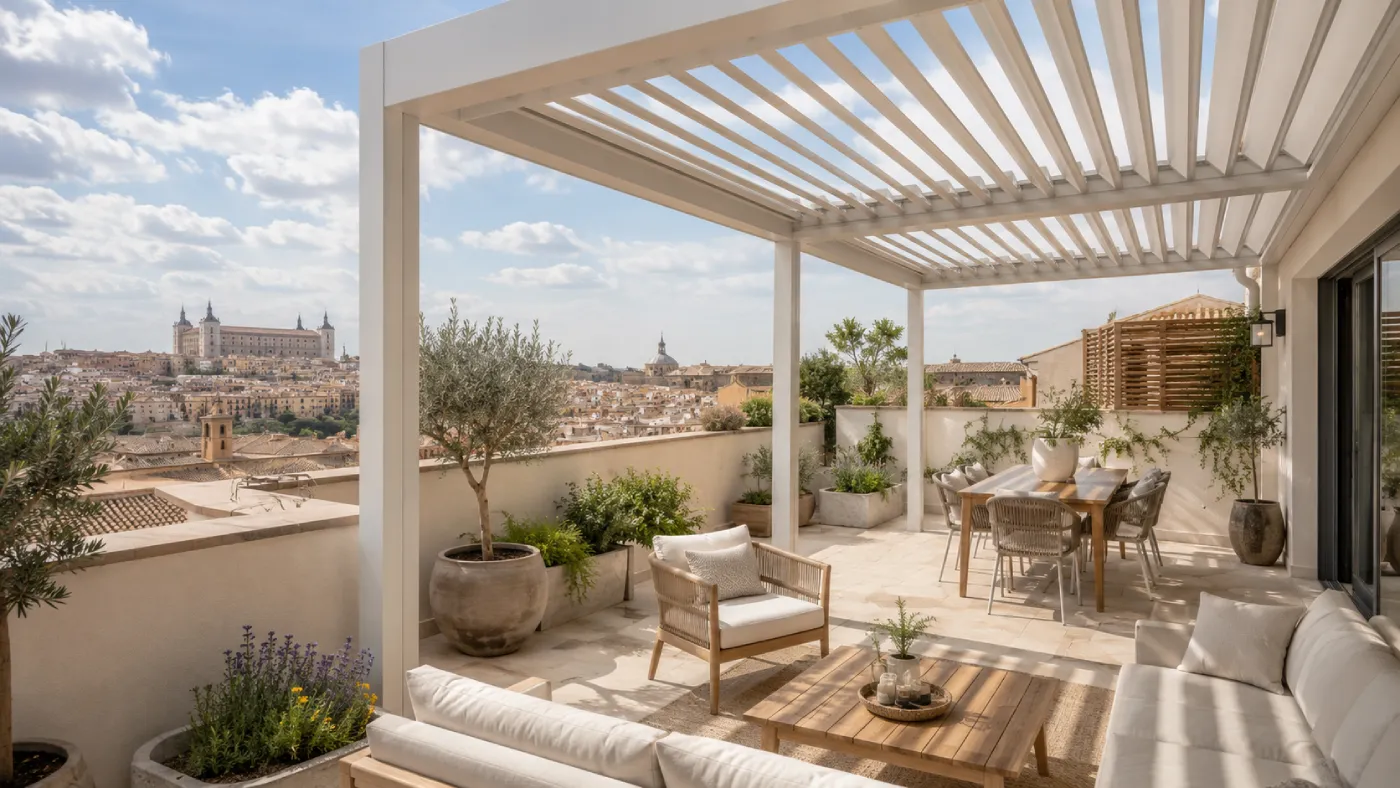 Pérgola bioclimática para terraza: cómo elegir la tuya
