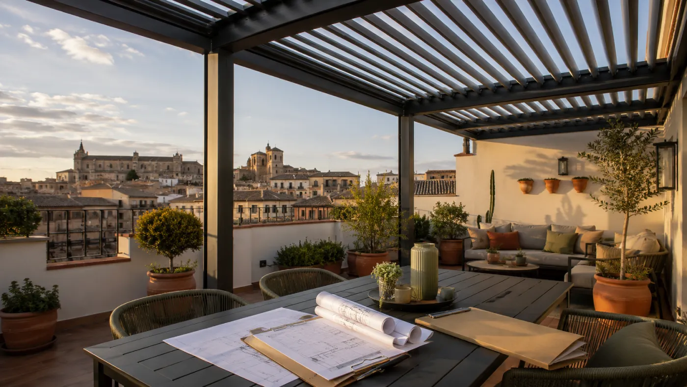 ¿Necesito licencia o permiso para poner una pérgola en Toledo_